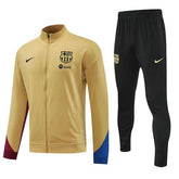Barcelona 2024-2025 Long Zip Jacket Training Suit Jersey Set